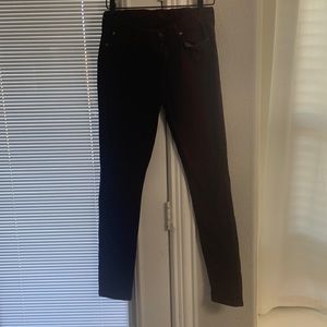 7FAMK Eggplant Skinny Pants